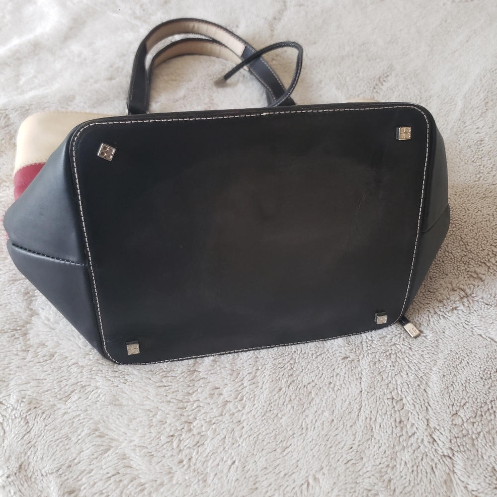 Kate Spade Tricolor Leather Tote Bag - Picture 11 of 16